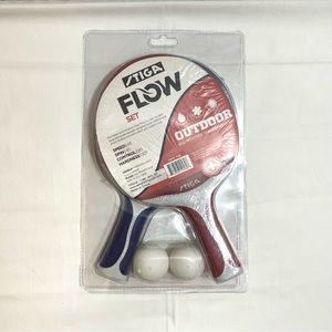 STIGA Flow Outdoor 2-Player Table Tennis Set Includes Two Outdoor Rackets and…